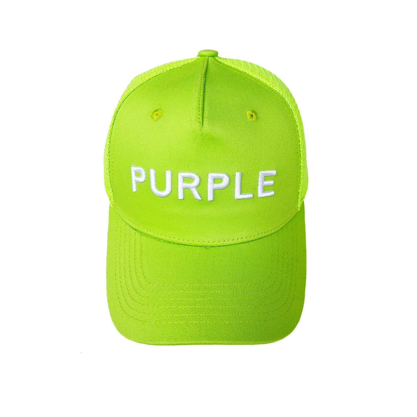 Purple Hat Mesh Stitching Embroidery PB003#