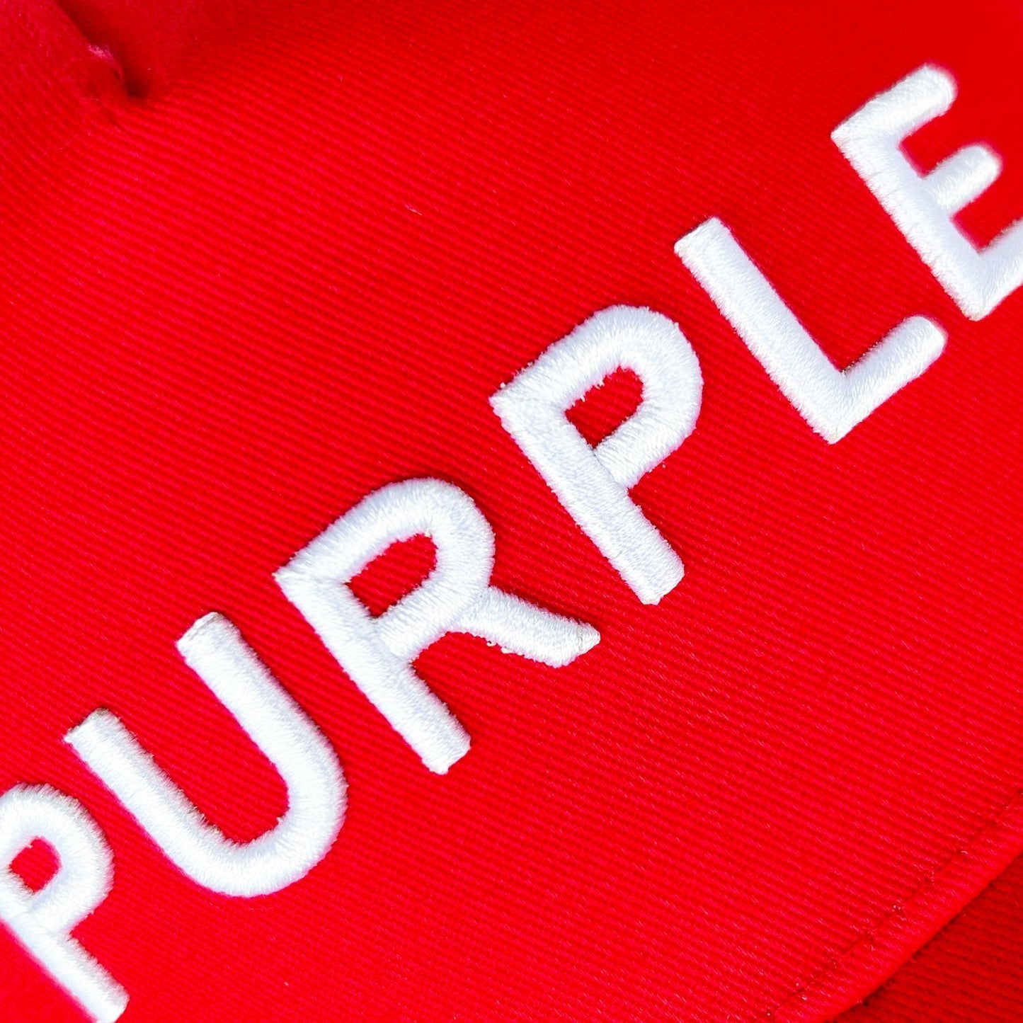 Purple Hat Mesh Stitching Embroidery PB003#