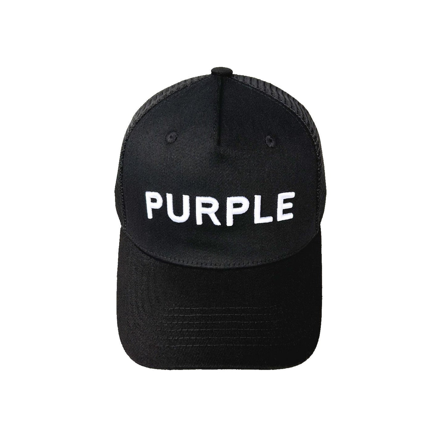 Purple Hat Mesh Stitching Embroidery PB003#