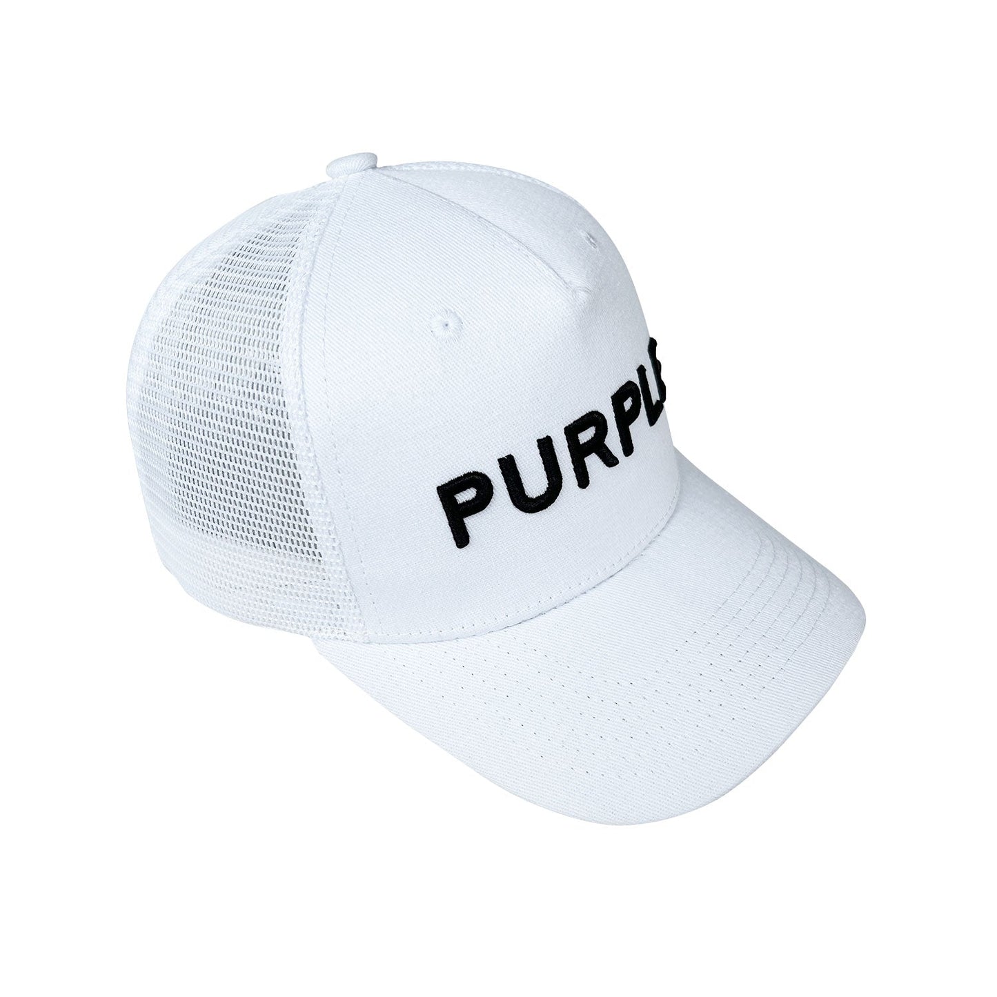 Purple Hat Mesh Stitching Embroidery PB003#